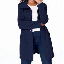Blair Jackets & Coats | Chic Button-Front Fleece Jacket | Color: Blue | Size: Xxxl