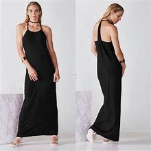 Fabletics Dresses | Fabletics Neema Black Maxi Dress Size Xs All Way Stretch Luxe Cotton Knit | Color: Black | Size: Xs