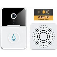 Smart Wireless Remote Video Doorbell Intelligent Visual Doorbell Home Intercom HD Night Vision Wifi Security Door Doorbell