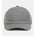 Loro Piana Cashmere Baseball Cap - Gray - Hats Size L
