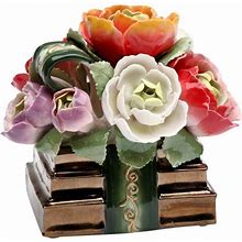 The Book Of Flowers Musical Box, Tune: Memory, Decor, By Cosmos Gifts Corp