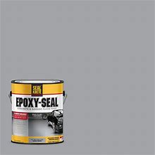 Slate Gray Epoxy-Seal Concrete And Garage Floor Paint-317395 UV-Resistant,Gallon