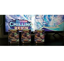 LOT OF 3 Build And Battle Boxes Chilling Reign Pokemon TCG, SEALED