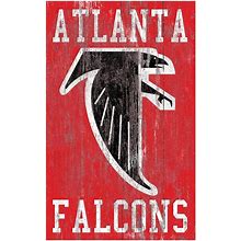 Atlanta Falcons 11'' X 19'' Heritage Distressed Logo Sign