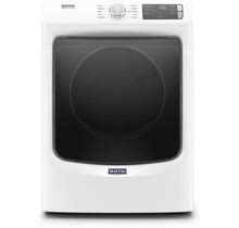 Maytag MED5630HW 7.3 Cu. Ft. White Front Load Electric Dryer - White - Steel - Washers & Dryers - Dryers - Refurbished - U991211859