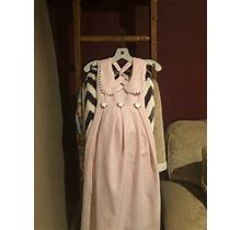 Ashley Ann Girls Size 8 Pink Spring Dress