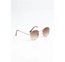 Maurices Women's Gold Round Sunglasses