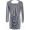 Express Dresses | 14. Express Gray Ruched Bodycon Dress | Color: Gray | Size: S