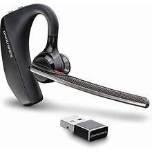 Plantronics Voyager 5200 UC ( Poly ) Bluetooth Single - Ear Headset With Noise Canceling For PC / Mac , Teams , Zoom & More ( Renewed )