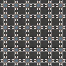 Merola Tile Vanity 13" X 13" Porcelain Patterned Wall & Floor Tile In Blue/Black | Size 13.0 H X 13.0 W X 0.33 D In | A000246768_1559091380