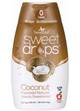 Wisdom Natural Sweetleaf Sweet Drops Liquid Stevia - Coconut | 1.7 Oz Liquid