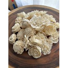 Medium Sola Wood Flower Assortment | Unpainted | Wood Flowers | Sola Wood Flowers | Loose Wood Flowers | Bulk Wood Flowers | Decor