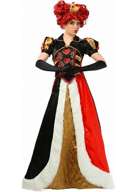Women's Plus Size Elite Queen Of Hearts Costume | Adult | Womens | Black/Red | 2X | FUN Costumes