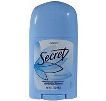 Secret Solid Stick Antiperspirant Deodorant, Shower Fresh, 1.7Oz