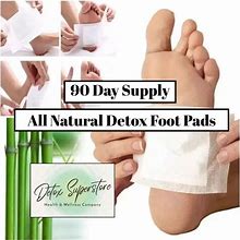 All Natural Detox Foot Pads - Detox Superstore Brand - Detoxify Your Body While You Sleep! 90 Day Supply