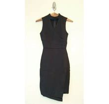 Black Sheath Dress S High Neck W Cutout Modcloth Urban Elegance $69