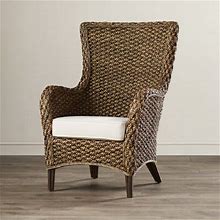 Panama Jack Sunroom Sanibel Patio Chair W/ Cushions, Rattan | 36 H X 32 W X 26 D In | Wayfair 12053E92e68329bef50eae7349e64530