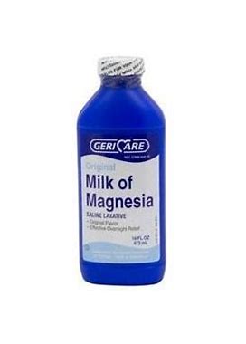 Gericare Milk Of Magnesia Saline Laxative 16Oz Bottle (1-3 Unit)