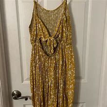 Shein Dresses | Yellow Floral Dress | Color: Yellow | Size: 1X