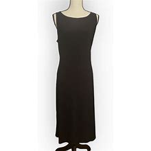Anne Klein Dresses | Anne Klein Black Sleeveless Fully Lined Sheath Dress Size 16 Nwt | Color: Black | Size: 16