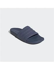Image result for Velcro Adidas Slides Blue and Gray