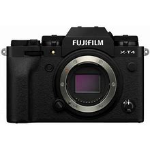 Used Fujifilm X-T4 26.1 Mp Mirrorless Camera - Black (Body Only)