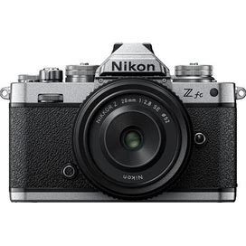 Nikon - Z Fc 4K Video Mirrorless Camera W/ NIKKOR Z 28mm F/2.8 - Black/Silver