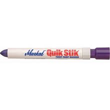 Markal Paint Crayon: Oily Surfaces/Rough Surfaces, 13 mm Tip Wd, Purple Model: 61073