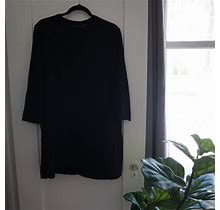 Amuse Society Dresses | < > Black Open Back Mini Dress | Color: Black | Size: L