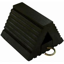 Truck Wheel Chock, Extruded Rubber