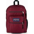 Jansport Laptop Backpack - Computer Bag With 2 Compartments, Ergonomic Shoulder Straps, 15" Laptop Sleeve, Haul Handle - Book Rucksack - Russet Red