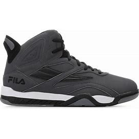 Men's Fila Dereverse Basketball Shoes In Grey/Black/White Size 7