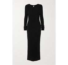 TOTEME Ribbed Wool-Blend Maxi Dress - Women - Black Dresses - XXS