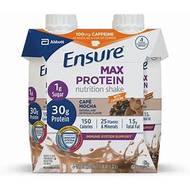 Ensure Max Protein Nutritional Shake Size Pack Of 4 | Carewell