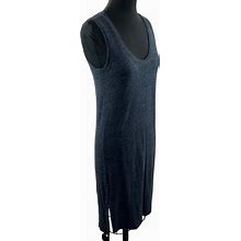 Madewell Dresses | Madewell Womens Gray Sleeveless Scoop Neck Jersey Knit Casual Tank Dress Size S | Color: Gray | Size: S