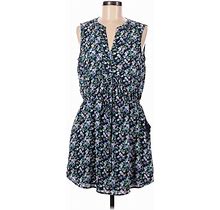 Gap Casual Dress - Dropwaist: Blue Floral Dresses - Women's Size Medium