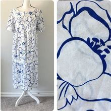 1980S Cotton Maternity Dress, 1980S Drop Waist Dress