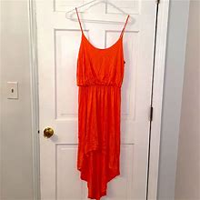 Lush Dresses | Lush High Low Orange Sundress | Color: Orange | Size: L