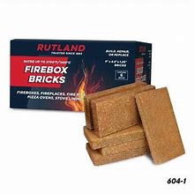 Rutland Fire Brick 4.5 in. X 9 in. X 1.25 in. High-Density (6 Per Box)