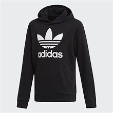 Adidas Trefoil Hoodie Black Kids - Kids Originals Hoodies & Sweatshirts