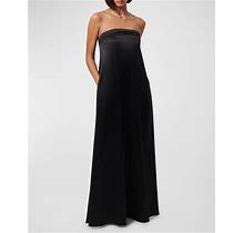 Cami Nyc Marsia Fluid Strapless Gown, Black, Women's, 2, Evening Formal Gala Gowns Mother Of The Bride Groom Strapless Gowns