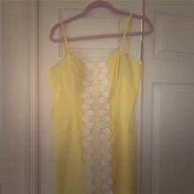 Lilly Pulitzer Dresses | Lilly Pulitzer Yellow Shelli Sheath Dress | Color: Yellow | Size: 0