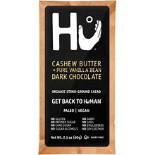 Hu Dark Chocolate Bar Vegan Paleo Cashew Butter & Pure Vanilla Bean 2.1 Oz