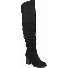 Journee Collection Kaison Extra Wide Calf Overtheknee Boot | Women's | Black | Size 10.5 | Boots | Slouch