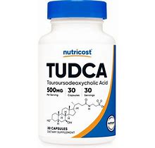 Nutricost Tudca 500Mg, 30 Capsules (Tauroursodeoxycholic Acid) - Gluten Free, Non-GMO Supplement