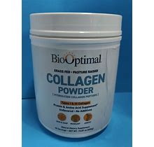 Biooptimal, Grass Fed Collagen Powder, Unflavored & Water Soluble Hydrolyzed ...