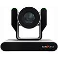 BZBGEAR Live Streaming 4K PTZ Camera With Tally Lights & 25X Optical Zoom (White)