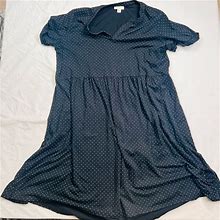 J. Jill Dresses | J Jill Dress Women's Size Large Color Black Knee Dress Polka Dots L010722 R97641 | Color: Black | Size: L