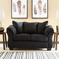 Darcy Black Loveseat By Signature Design By Ashley