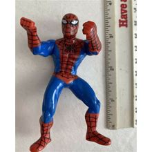 Vintage Marvel Spiderman Action Figure Super Hero Toy 1995 3 1/2" Tall